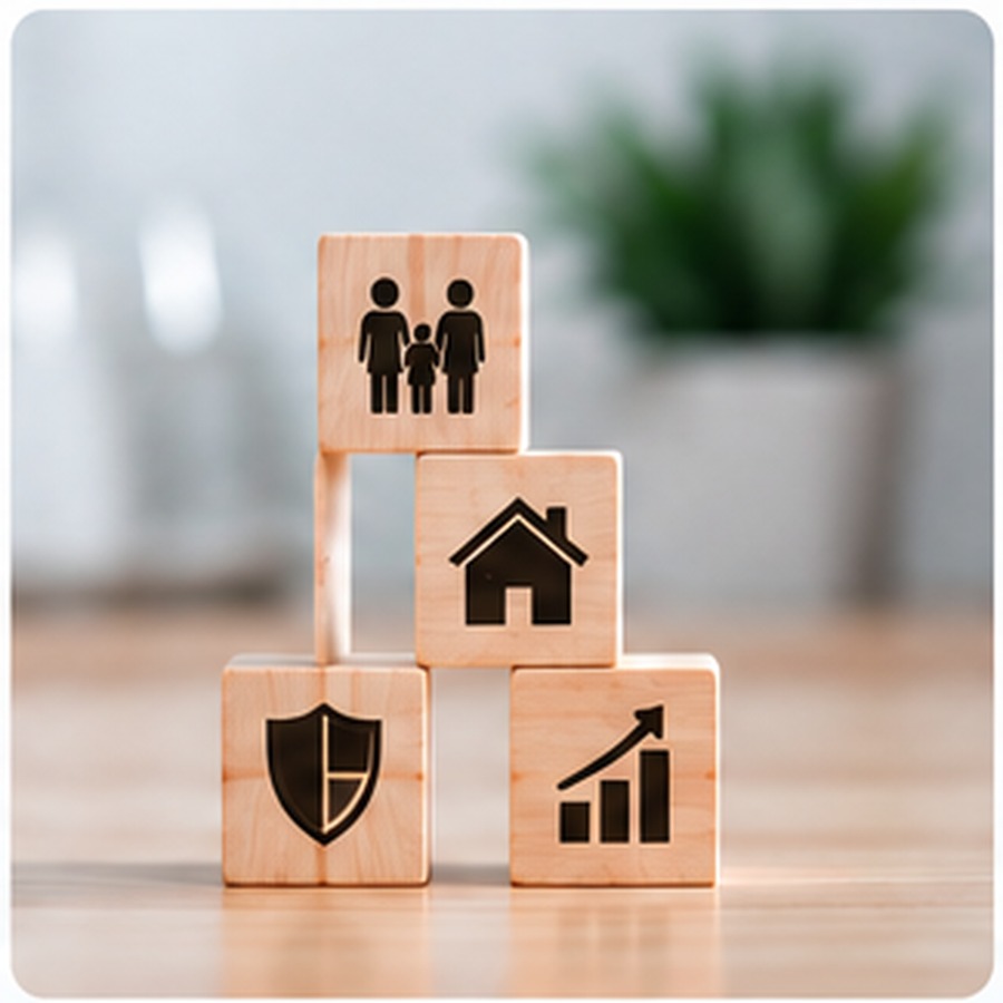 Family protection, home, financial security and wealth growth